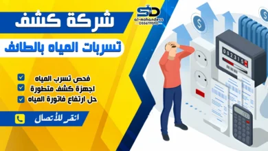 شركة كشف تسربات المياه بالطائف