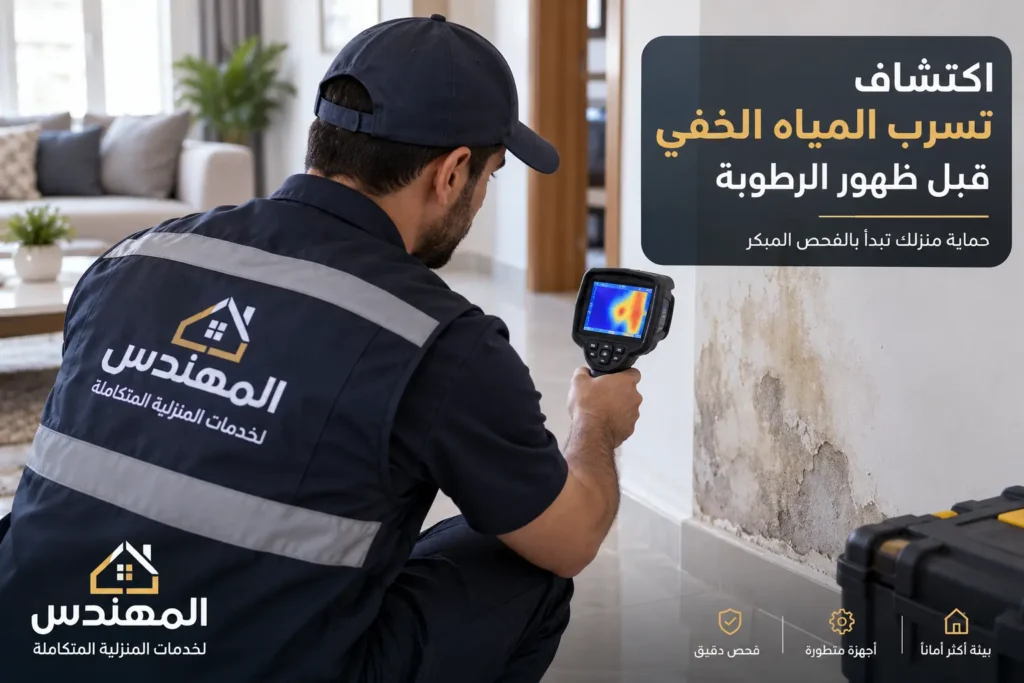 اكتشاف تسرب المياه الخفي